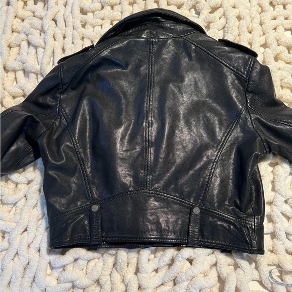 Lamarque cropped leather jacket - Picture 3 of 13